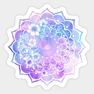 Mandala flowers Sticker